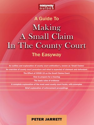 cover image of Making a Small Claim in the County Court